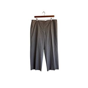 Armani Collezioni Women's Grey Wool‎ Blend Dress Pants Trousers Size 14